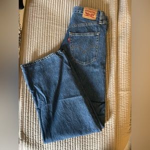 Levi’s high waist strait leg